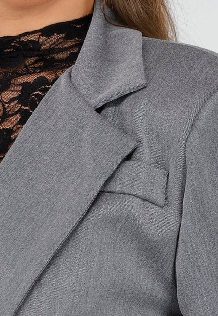 NEW260325 Blazerpak met Luipaard Details