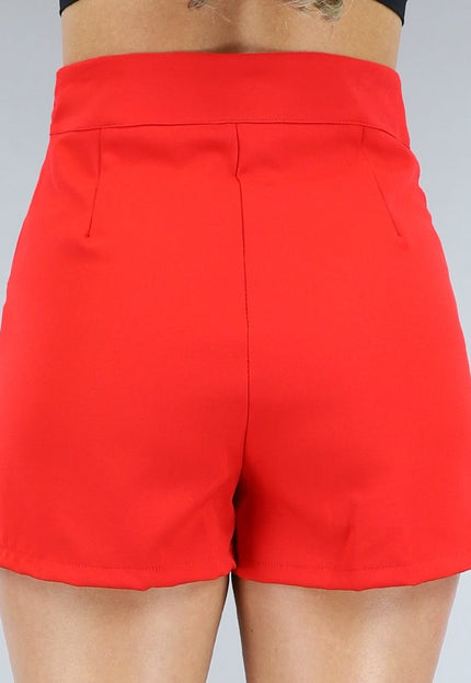 OP=OP.02.NL Rode Skort met Split