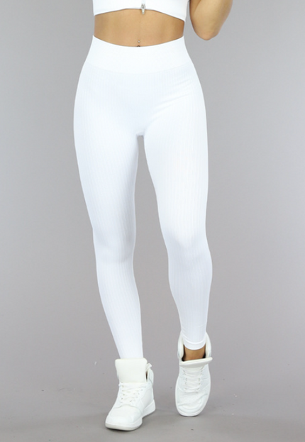 NEW2610 Witte Grove Rib Sport Legging