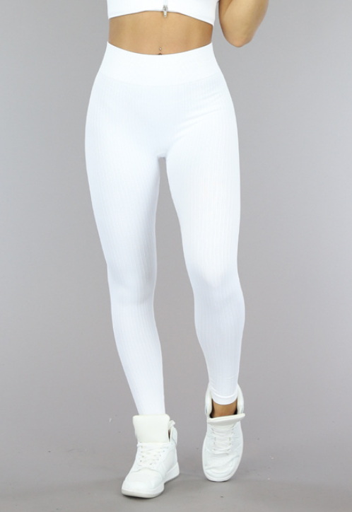 NEW2610 Witte Grove Rib Sport Legging