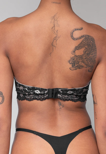 NEW2610 Zwarte Kanten Push-Up Balconette BH