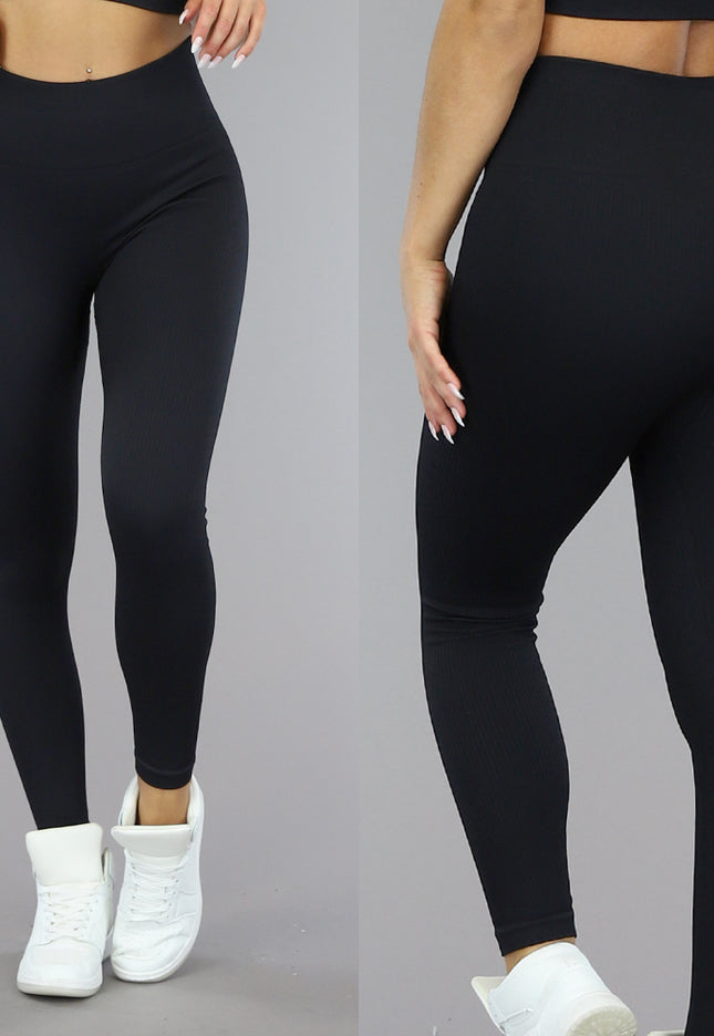 NEW2610 Zwarte Squatproof Sportlegging