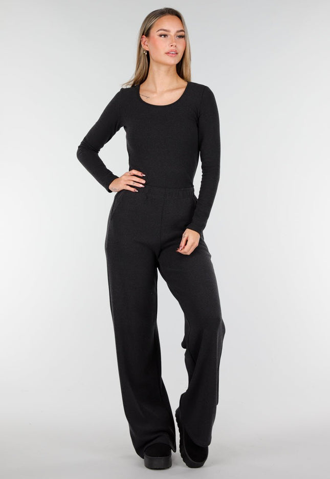 NEW261125 Grijze Lightweight Fleece Stretch Broek