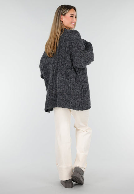 NEW261125 Grijze Sherpa Pantoffels