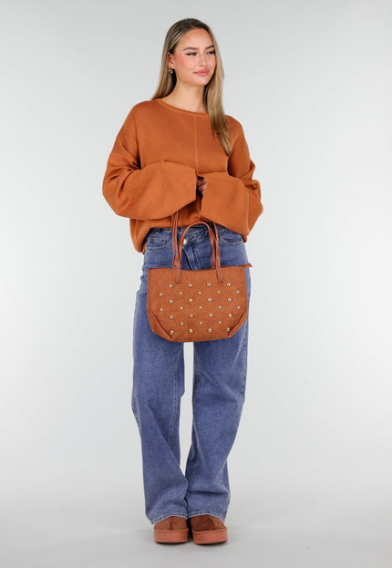 NEW261125 Studded Shopper