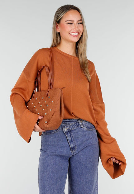 NEW261125 Studded Shopper