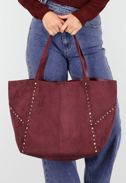 NEW261125 Tote Tas met Studs