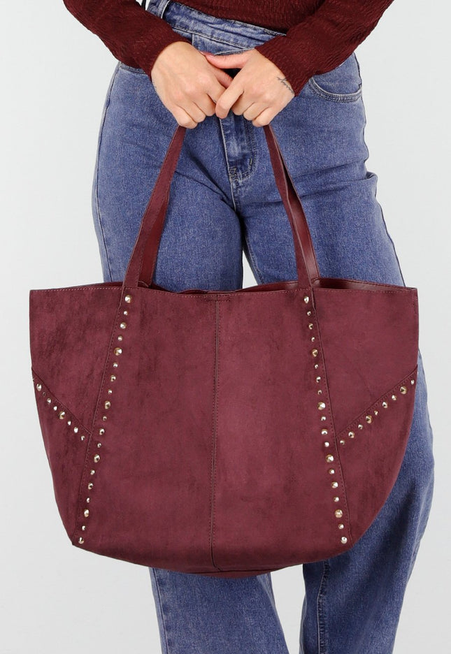 NEW261125 Tote Tas met Studs