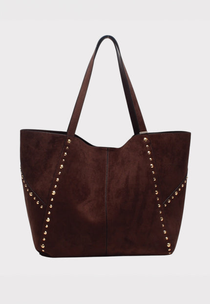 NEW261125 Tote Tas met Studs