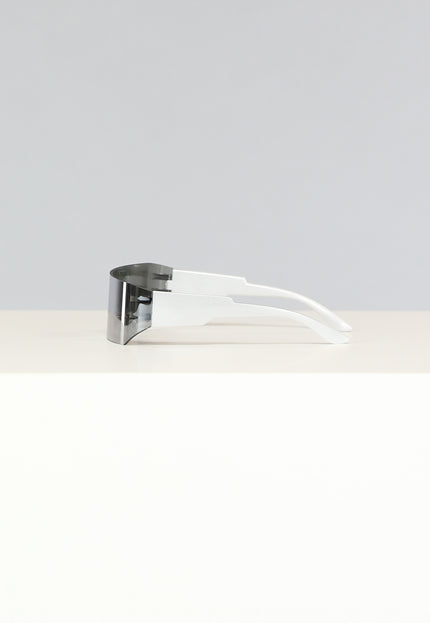 NEW2703 Witte Festival Bril met Spiegelglas