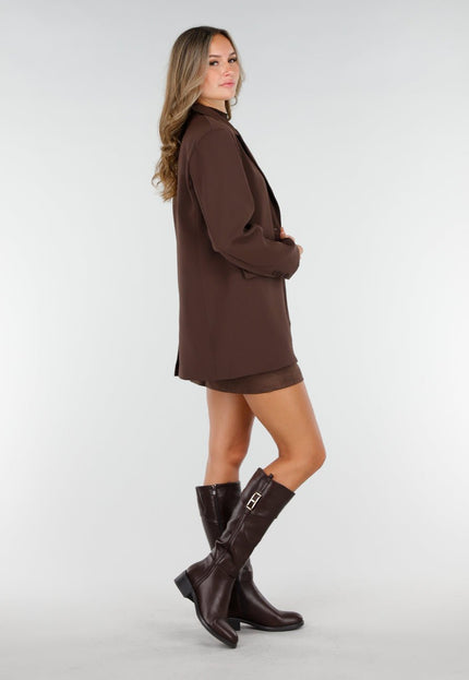 NEW270825 Bruine Oversized Blazer
