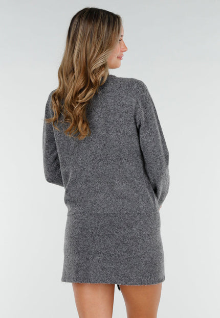 NEW270825 Grijs Gebreid Vest