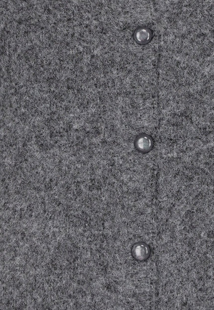 NEW270825 Grijs Gebreid Vest