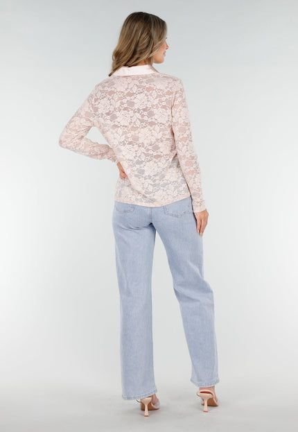 OP=OP.03.S Kanten Blouse met Satijn