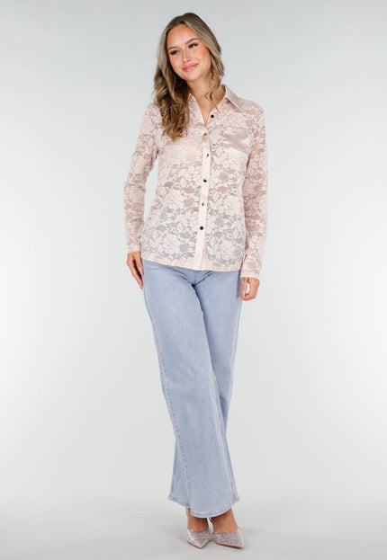 OP=OP.03.S Kanten Blouse met Satijn