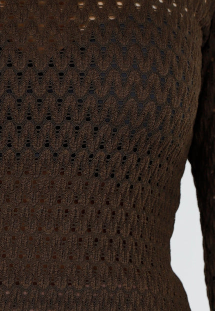 OP=OP.07.NL Opengewerkte Bruine Top