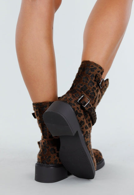 OP=OP.42.S Panterprint Enkellaarsjes