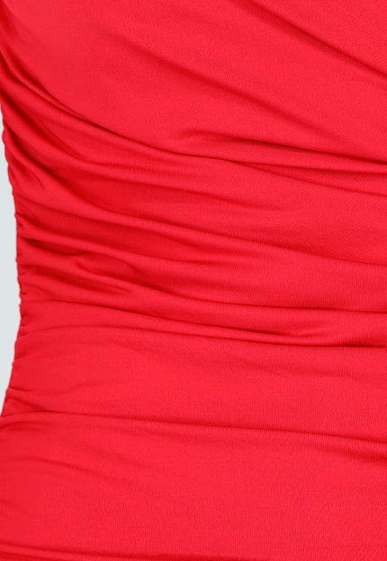 NEW270825 Rode Top met Overslag