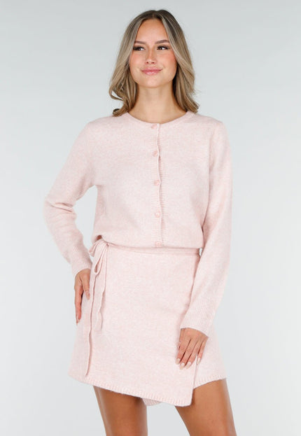 NEW270825 Roze Gebreid Vest