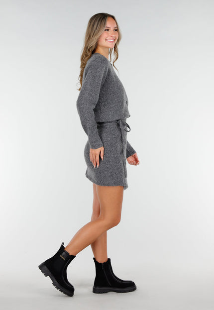 NEW270825 Zwarte Enkellaarsjes met Chunky Zool