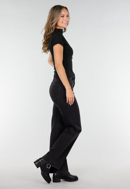 NEW270825 Zwarte Top met Col