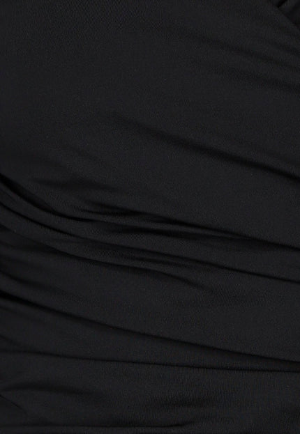 NEW270825 Zwarte Top met Overslag