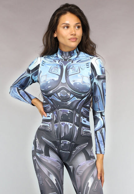 CARNA35 Jumpsuit met Robot Print