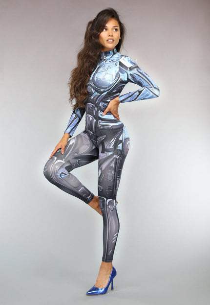 CARNA35 Jumpsuit met Robot Print