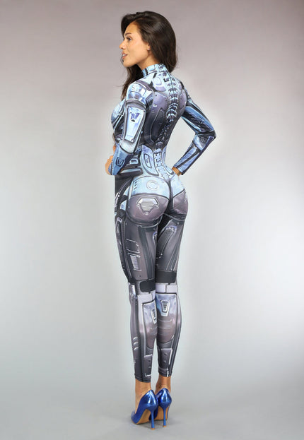 CARNA35 Jumpsuit met Robot Print