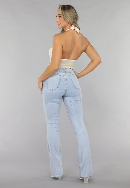 NEW2711 Beige Bodysuit met Vintage Bloemetjes