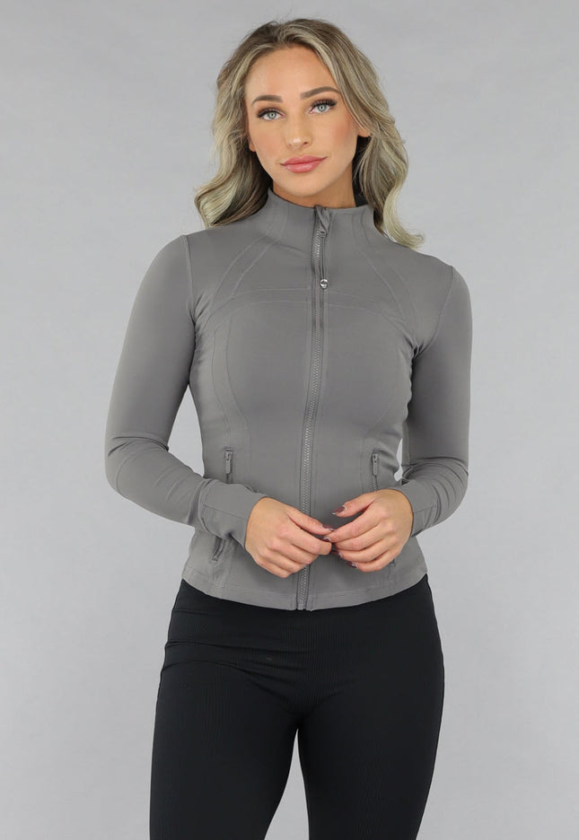 NEW2711 Grijs Sport Vest met Duimgaten