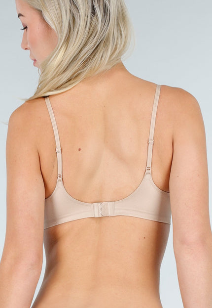 NEW280126 Beige Kanten Bralette met Pads