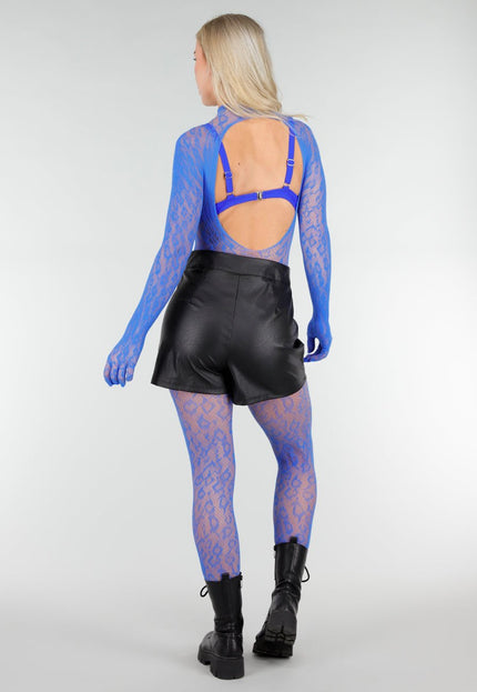 NEW280126 Blauwe Fishnet Bodystocking