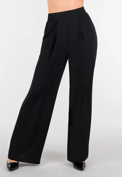 NEW280126 Petite Linnenlook Pantalon