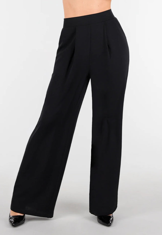 NEW280126 Petite Linnenlook Pantalon