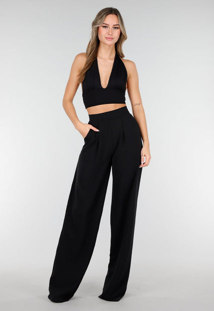 NEW280126 Tall Linnenlook Pantalon