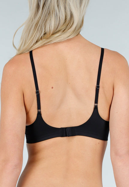 NEW280126 Zwarte Kanten Bralette met Pads