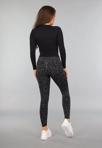 OP=OP.48.S Elastische Sporttop met Lange Mouwen