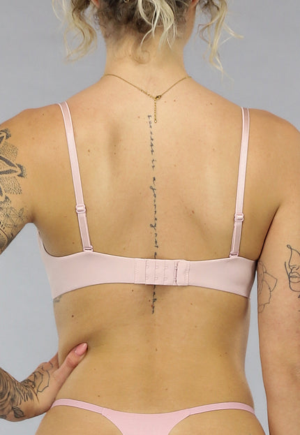 NEW2905 Lichtroze Push-Up BH met Afneembare Bandjes