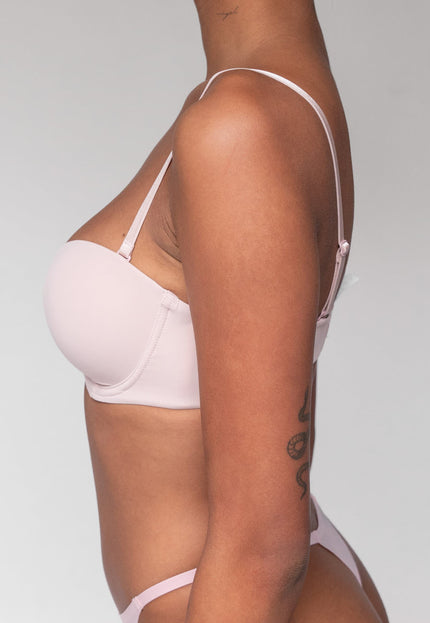 NEW2905 Lichtroze Push-Up BH met Afneembare Bandjes