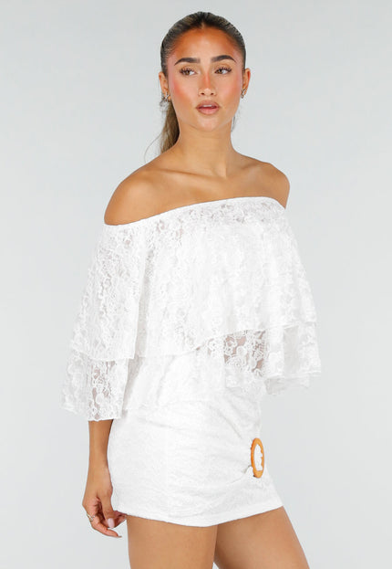NEW290726 Witte Kanten Two Piece Set