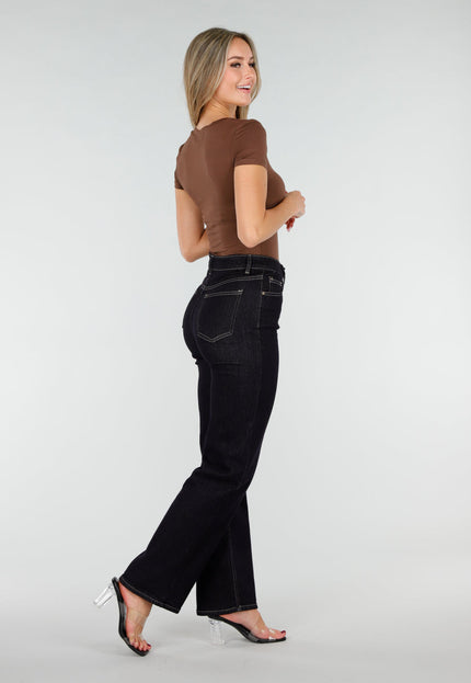 NEW291025 Bruine Body met V-Hals