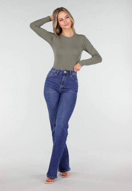 NEW291025 Groene Body met Stretch