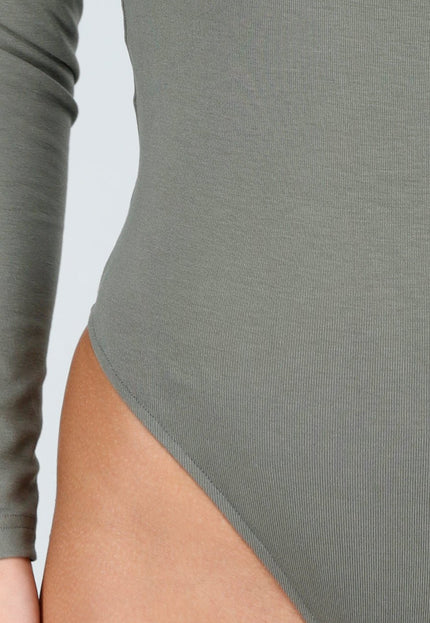 NEW291025 Groene Body met Stretch