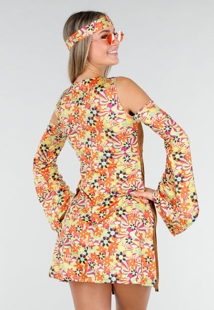 KOSTUUM Hippie Jurk met Gilet