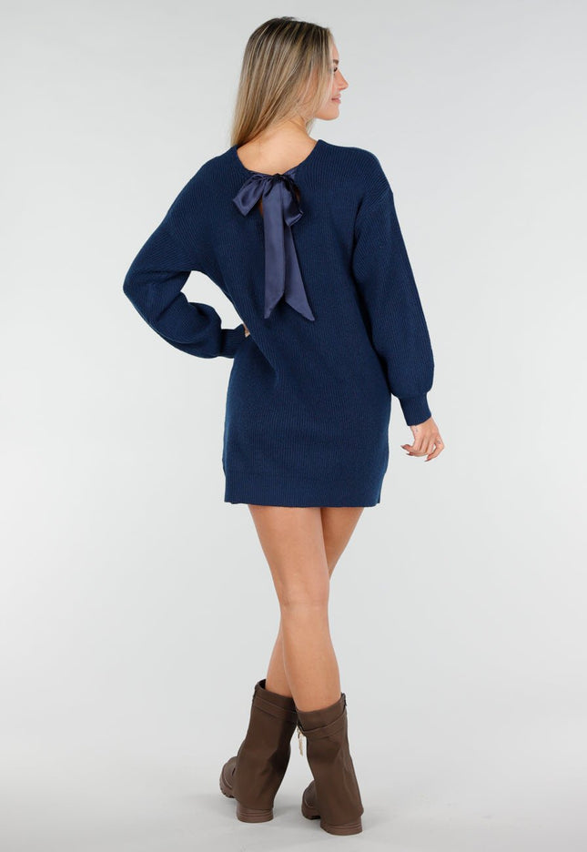 NEW291025 Petrol Sweater Dress