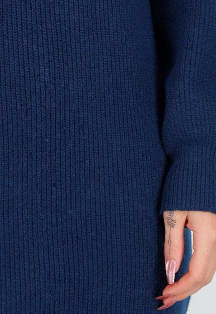 NEW291025 Petrol Sweater Dress