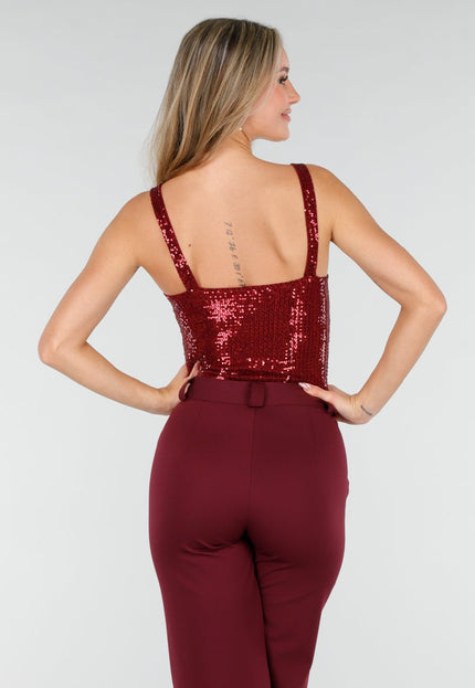 Rode Glitter String Body