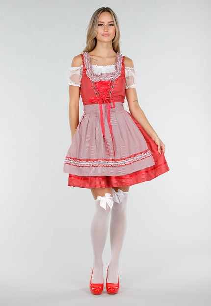 KOSTUUM Rood Oktoberfest Jurkje