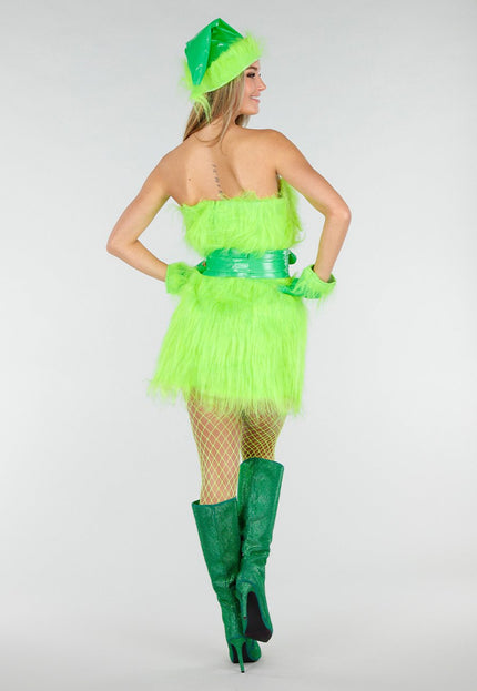 KOSTUUM Strapless Grinch Kostuum